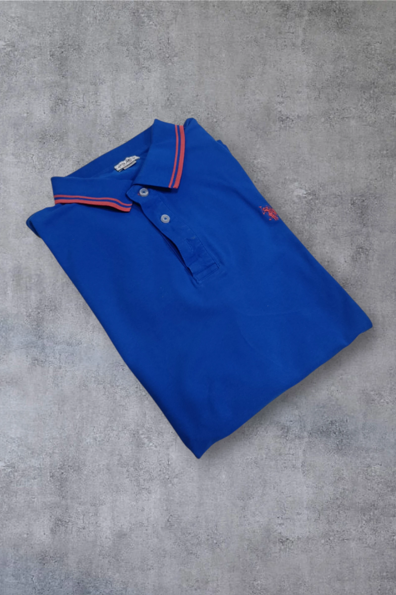 | Polo U.S. Polo Assn Unissex | Cor Azul | Manga Curta| Gola de listras | Tamanho XXL | – photo 2